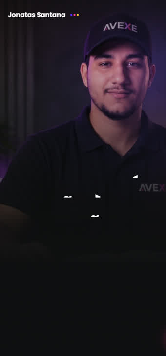Primeira dobra do site de Jonatas Santana