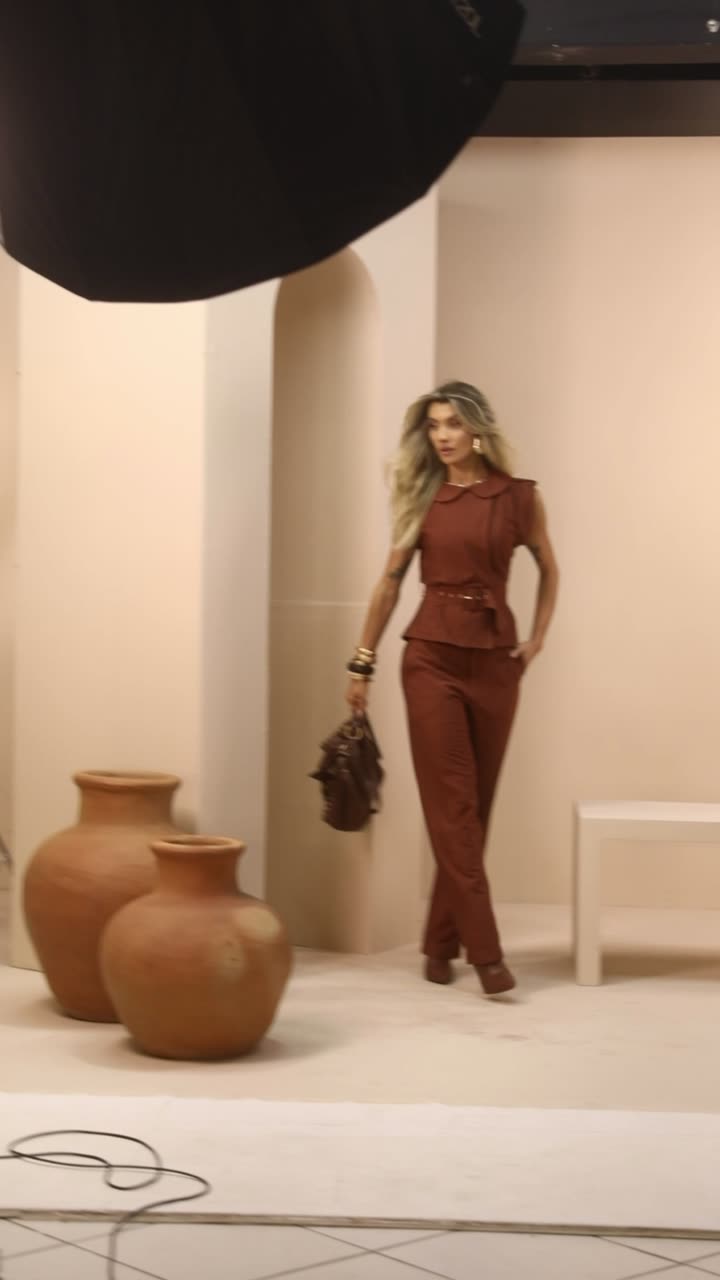 Ensaio de moda · making of